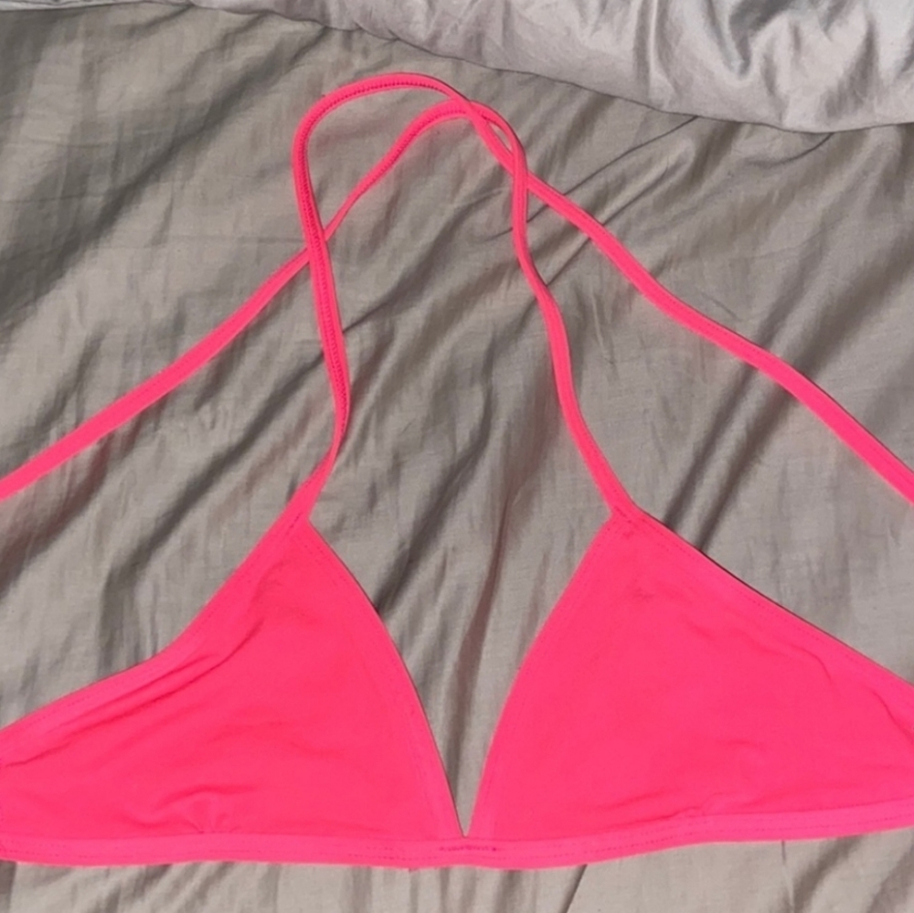 Hot pink Jolyn swim top